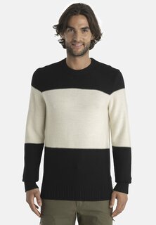 Свитер Merino Waypoint Crewe Sweater Icebreaker, цвет black undyed
