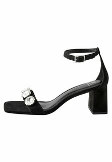 Сандалии Forever Comfort Chunky Jewel Trim Block Heel Next, черный