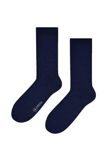 100% бамбуковые носки Премиум-качество, однотонные классические носки для экипажа Steven, синий