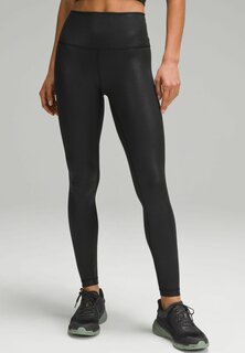 Тайтсы WUNDER TRAIN HIGH-RISE 71cm lululemon, цвет radiate foil print black