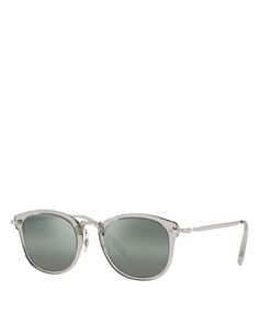 Квадратные солнцезащитные очки Op-506, 49 мм Oliver Peoples, цвет Black