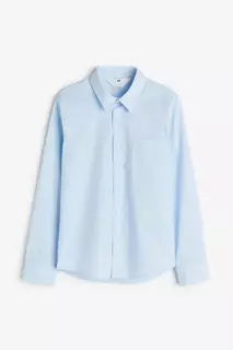 Рубашка «легкая глажка» H&amp;M, синий H&M