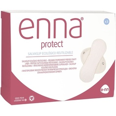 Enna Protect Многоразовые экологические прокладки из бамбука и органического хлопка — упаковка из 3 шт.