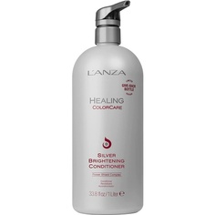 L&apos;ANZA Healing ColorCare Silver осветляющий кондиционер для серебристо-серых, белых, светлых и мелированных волос, 33,8 жидких унции Lanza