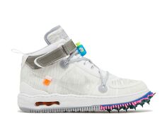 Кроссовки Nike Off-White X Air Force 1 Mid &apos;White&apos;, белый