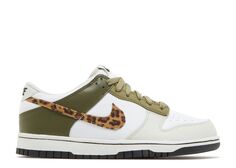 Кроссовки Nike Dunk Low Gs &apos;Leopard&apos;, белый