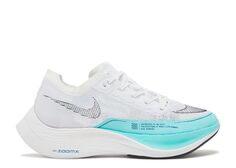 Кроссовки Nike Wmns Zoomx Vaporfly Next% 2 &apos;White Aurora Green&apos;, белый
