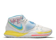 Кроссовки Nike Kyrie 6 Ep &apos;Neon Graffiti&apos;, белый
