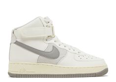 Кроссовки Nike Air Force 1 High Leather Gs &apos;Sail Medium Grey&apos;, белый