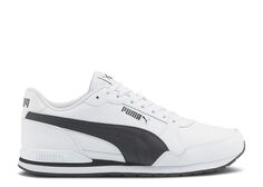 Кроссовки Puma St Runner V3 Leather &apos;White Black&apos;, белый