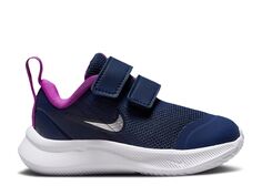 Кроссовки Nike Star Runner 3 Td &apos;Midnight Navy Vivid Purple&apos;, синий