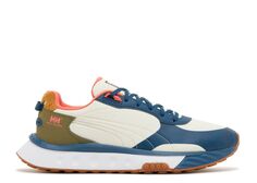 Кроссовки Puma Helly Hansen X Wild Rider &apos;Intense Blue White Asparagus&apos;, синий