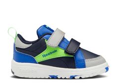 Кроссовки Reebok Weebok Clasp Low Toddler &apos;Navy Solar Lime Camo&apos;, синий