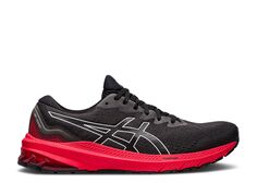 Кроссовки ASICS Gt 1000 11 &apos;Black Electric Red&apos;, черный