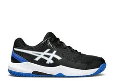 Кроссовки ASICS Gel Dedicate 8 Gs &apos;Black Tuna Blue&apos;, черный