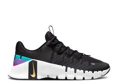 Кроссовки Nike Wmns Free Metcon 5 Premium &apos;Black Fireberry Gold&apos;, черный