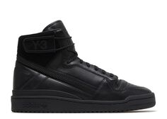 Кроссовки adidas Y-3 Forum Hi Og &apos;Triple Black&apos;, черный