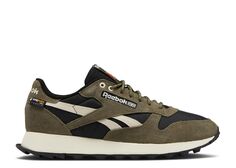 Кроссовки Reebok Classic Leather &apos;Black Army Green&apos;, зеленый