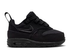 Кроссовки Nike Air Max 1 Easyon Td &apos;Triple Black&apos;, черный