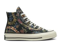 Кроссовки Converse Wmns Chuck 70 High &apos;Fall Florals - Black&apos;, черный