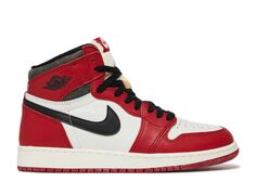 Кроссовки Air Jordan Air Jordan 1 Retro High Og Gs &apos;Chicago Lost &amp; Found&apos;, красный