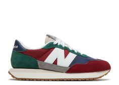 Кроссовки New Balance 237V1 &apos;Scarlet Team Forest Green&apos;, красный