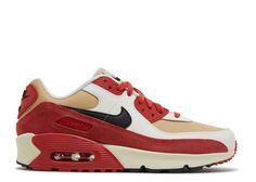 Кроссовки Nike Air Max 90 Leather Gs &apos;Sesame Red Clay&apos;, красный