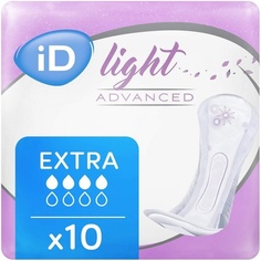 Прокладки iD Light Advanced при недержании для женщин, дополнительные Id Expert