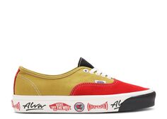 Кроссовки Vans Alva Skates X Authentic 44 Dx &apos;45Th Anniversary&apos;, красный