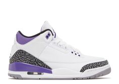 Кроссовки Air Jordan Air Jordan 3 Retro &apos;Dark Iris&apos;, белый