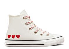 Кроссовки Converse Chuck Taylor All Star Crafted High Ps &apos;Embroidered Hearts&apos;, белый