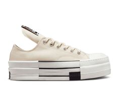 Кроссовки Converse Rick Owens X Drkshdw Dbl Drkstar Chuck 70 Low &apos;Natural Ivory&apos;, кремовый