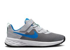 Кроссовки Nike Revolution 6 Ps &apos;Cool Grey Photo Blue&apos;, серый