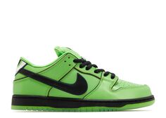 Кроссовки Nike The Powerpuff Girls X Dunk Low Pro Sb Qs &apos;Buttercup&apos;, зеленый