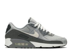 Кроссовки Nike Air Max 90 Premium &apos;Light Smoke Grey&apos;, серый