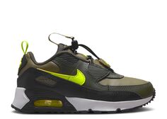 Кроссовки Nike Air Max 90 Toggle Ps &apos;Medium Olive Volt&apos;, зеленый