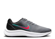 Кроссовки Nike Star Runner 3 Gs &apos;Smoke Grey Siren Red&apos;, серый