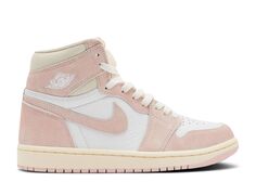 Кроссовки Air Jordan Air Jordan 1 Retro High Og Ps &apos;Washed Pink&apos;, розовый