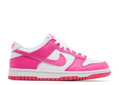 Кроссовки Nike Dunk Low Gs &apos;Laser Fuchsia&apos;, розовый