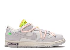 Кроссовки Nike Off-White X Dunk Low &apos;Lot 12 Of 50&apos;, белый