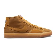 Кроссовки Nike Blazer Court Mid Premium Sb &apos;Desert Ochre Gum&apos;, коричневый