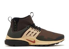 Кроссовки Nike Air Presto Mid Utility &apos;Baroque Brown Sesame&apos;, коричневый