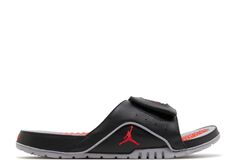 Кроссовки Air Jordan Jordan Hydro 4 Retro Slide &apos;Black Cement&apos;, черный