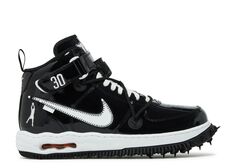 Кроссовки Nike Off-White X Air Force 1 Mid Sp Leather &apos;Sheed&apos;, черный
