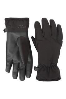 Ветрозащитные перчатки Hurricane Extreme, варежки с эластичными манжетами Mountain Warehouse, черный
