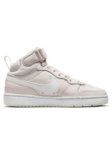 Высокие кроссовки Court Borough Mid 2 Nike, цвет pearl pink/white-summit white