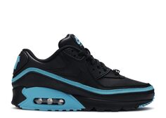 Кроссовки Nike Undefeated X Air Max 90 &apos;Black Blue Fury&apos;, черный