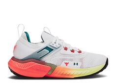 Кроссовки Under Armour Project Rock 5 Gs &apos;White After Burn&apos;, белый