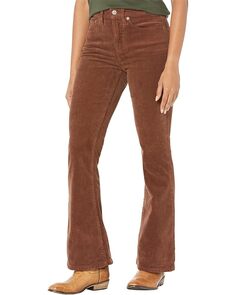 Джинсы Lucky Brand High-Rise Stevie Flare in Hot Cocoa, цвет Hot Cocoa