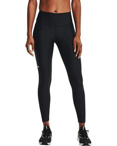 Леггинсы Under Armour HeatGear Armour High-Waisted Pocketed, черный/белый